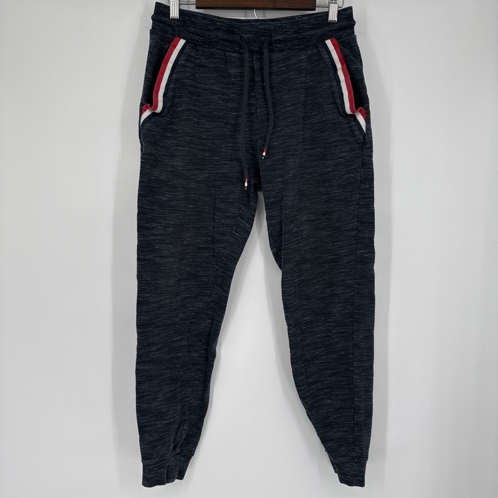 Psycho Bunny Sweatpants Joggers Light Gray Logo‎ Drawstrings Men's Small Tapered